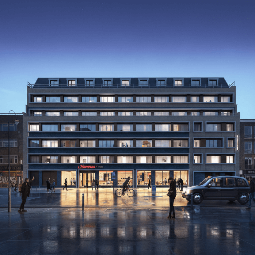 Hampton by Hilton London City · Bespoke Furniture Project